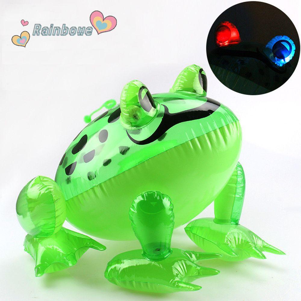 Chú Ếch Bơm Hơi Màu Cầu Vồng Trang Trí Tiệc Sinh Nhật