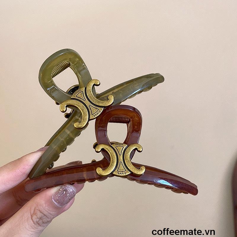 ⚡Kẹp Tóc Hình Cá Mập Chữ Cái 3 Màu Phong Cách Retro Cho Nữ