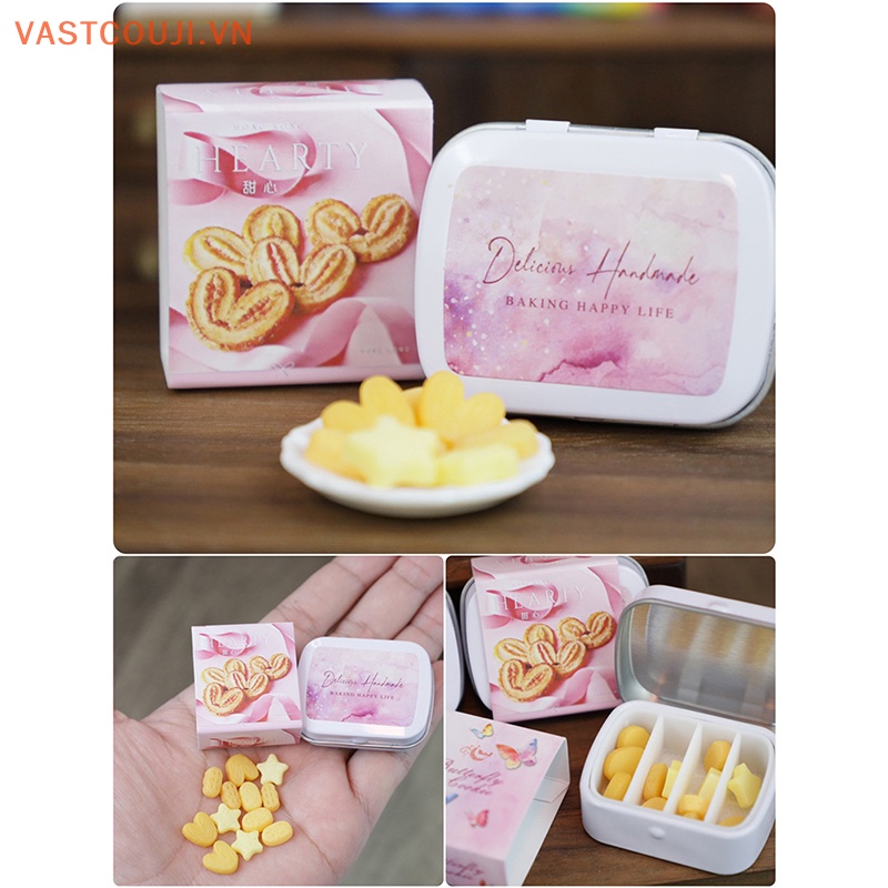 1 Set Hộp Bánh Quy Trang Trí Nhà Búp Bê Cỡ 1 / 12