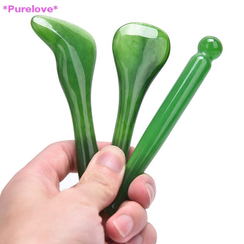 Dụng Cụ Mát Xa Bằng Nhựa Tự Nhiên Màu Hổ Phách Tiện Dụng Mới