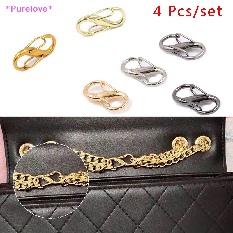 Set 4 Móc Xích Có Thể Điều Chỉnh Độ Dài Dành Cho Túi Xách Mới