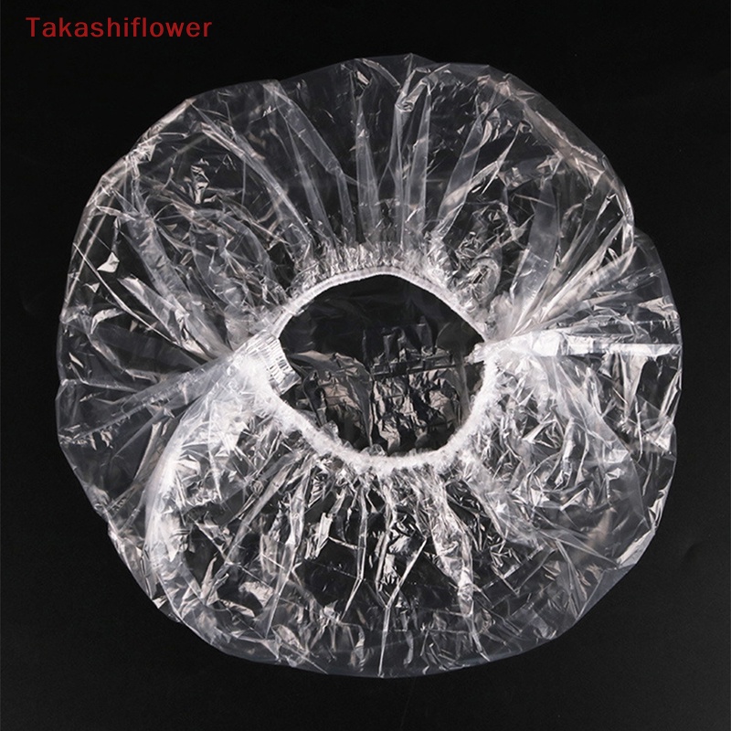 Set 100 Mũ Trùm Đầu Trong Suốt Co Giãn Dùng Một Lần Đa Ứng Dụng