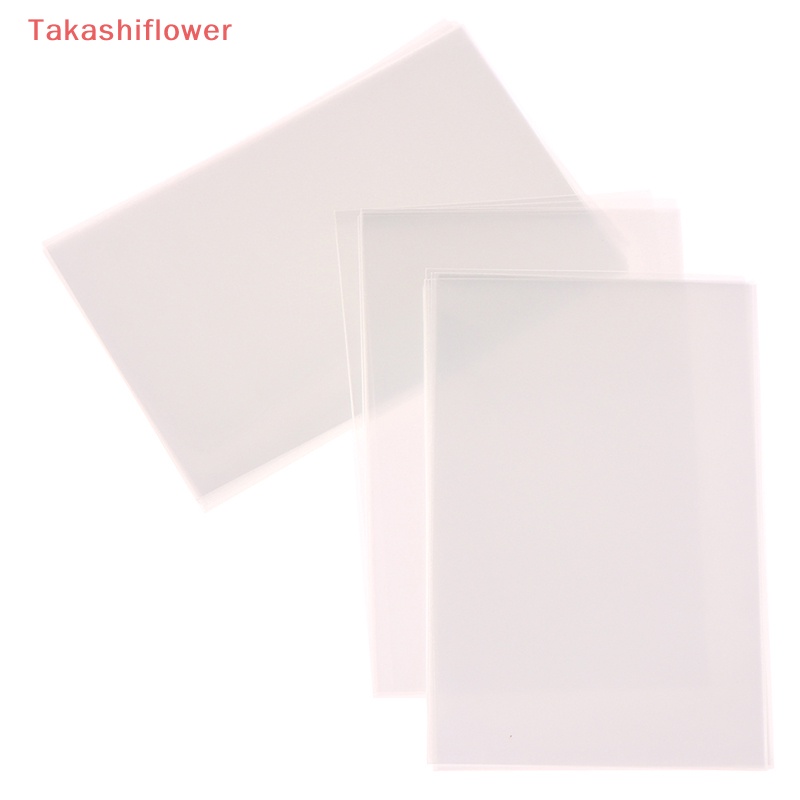 Set 50 Tấm Phim Trong Suốt Bảo Vệ Thẻ Hàn Quốc Không Axit