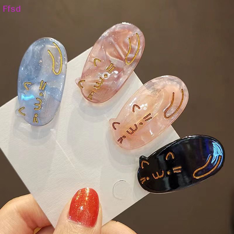 Kẹp Tóc Hình Chú Mèo Nhỏ Xinh Ngọt Ngào Thời Trang Hàn Quốc Cho Nữ
