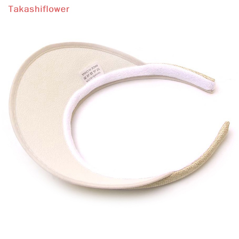 (Takashiflower) Mũ Rơm Chống Nắng Hở Chóp Thoáng Khí Thời Trang Xuân Hè Có Thể Điều Chỉnh Cho Nữ Đi Biển