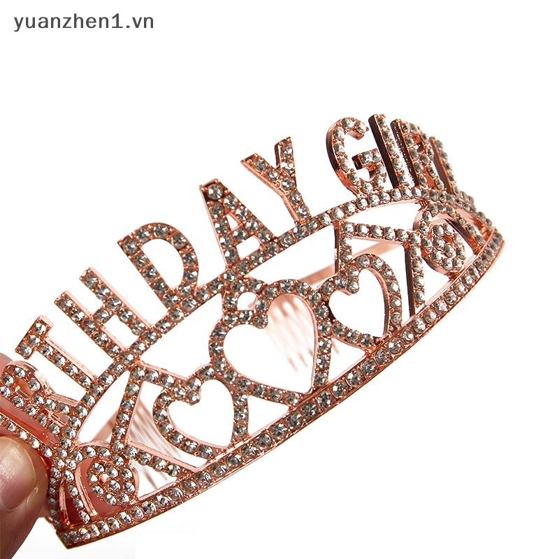 Vương Miện Đính Đá Pha Lê Lấp Lánh Kỉ Niệm Sinh Nhật 18 21