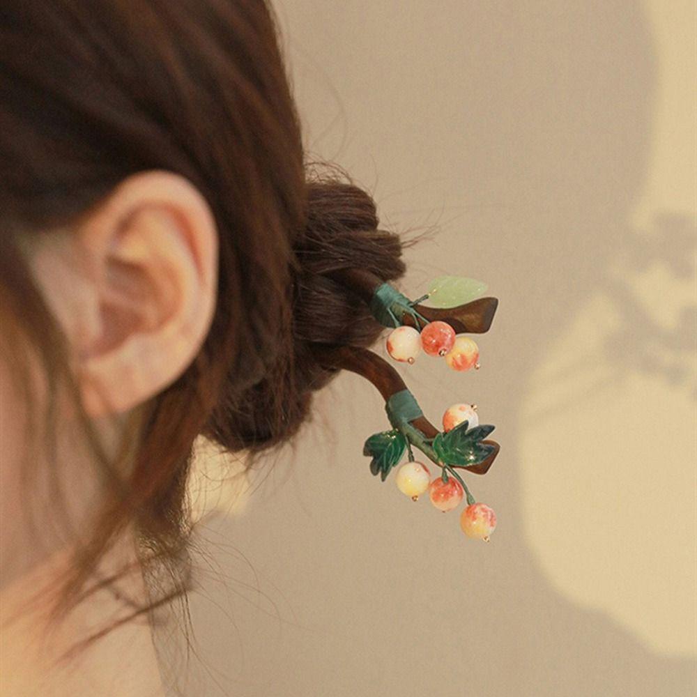 Trâm Cài Tóc Bằng Gỗ Kiểu Truyền Thống Trung Hoa Dành Cho Nữ