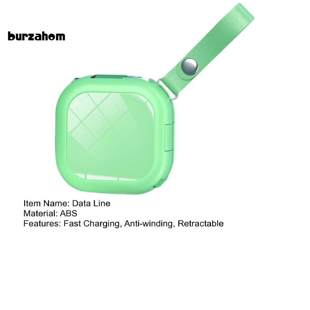 Cáp Sạc Nhanh 3 Trong 1 Type C / Micro USB / Light Chống Rối Ổn Định Có Thể Thu Gọn Cho Mỗi Ngày