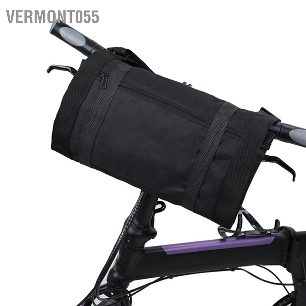 Vermont055 Túi Xe Đạp Gấp Tay Ga Hộp Đựng Du Lịch Dây Đeo Vai Có Thể Điều Chỉnh Cho Hoạt Động Ngoài Trời