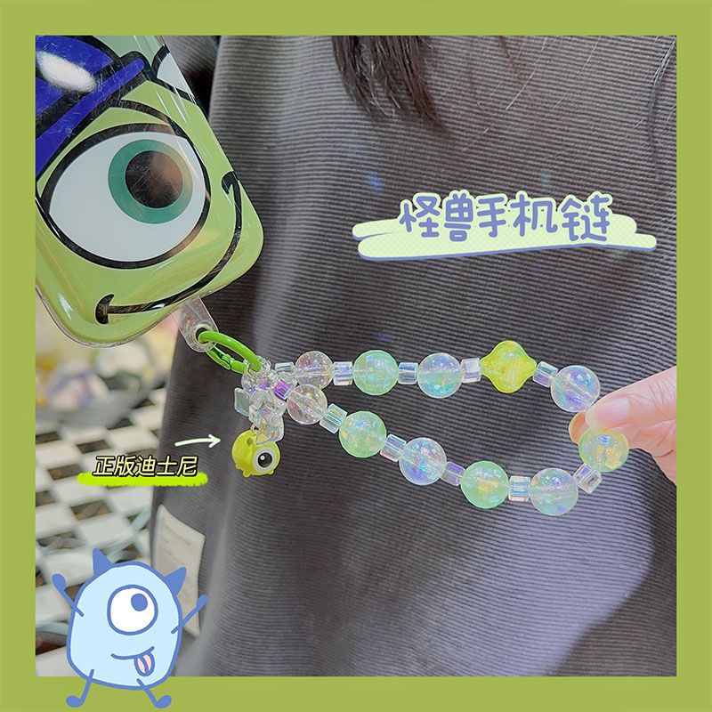 [Dây Đeo Điện Thoại] Vòng Tay Chuỗi Hạt Pha Lê Disney Phong Cách Ins Phổ Biến