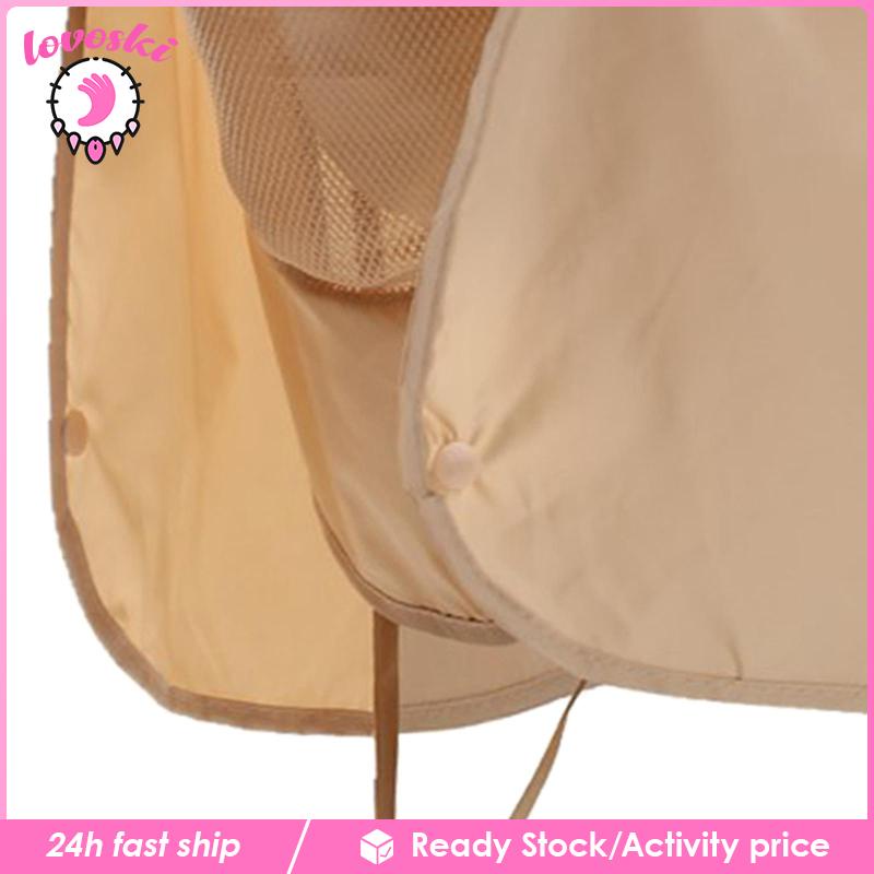 [Lovoski] Mũ Đi Bộ Đường Dài Ngoài Trời Có Tấm Che Cổ Thoáng Khí Có Thể Tháo Rờ