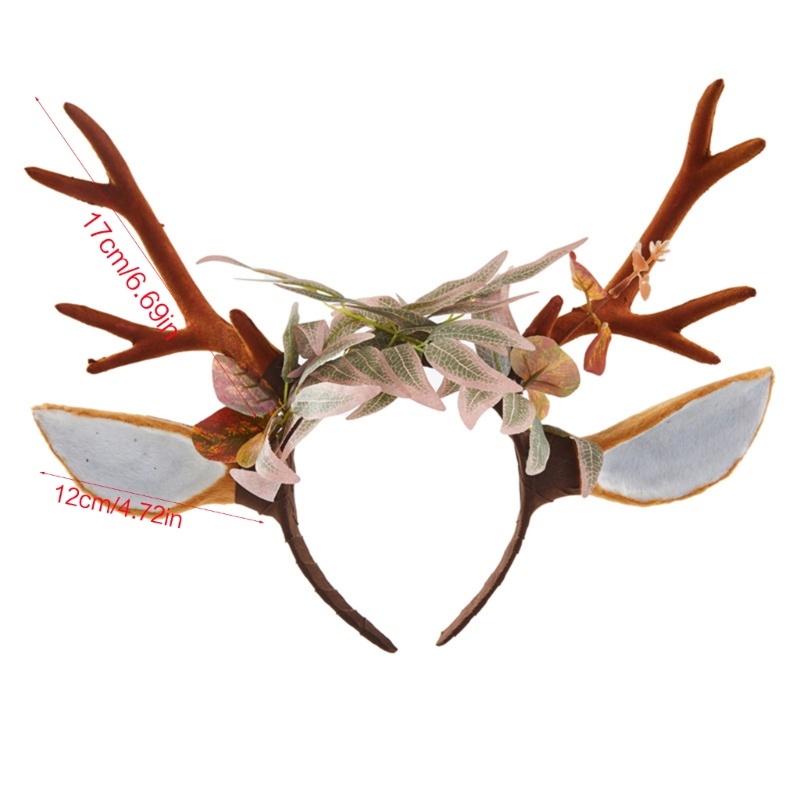 Băng Đô Sừng Hươu Xinh Xắn Theo Phong Cách Halloween