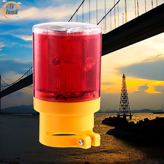 Bóng Đèn LED Cảnh Báo Khẩn Cấp Sử Dụng Năng Lượng Mặt Trời Dùng Trong Xây Dựng