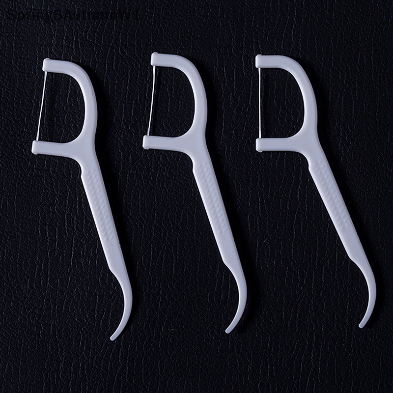 30 / 50 / 100 Que Chỉ Trắng Làm Sạch Răng Miệng