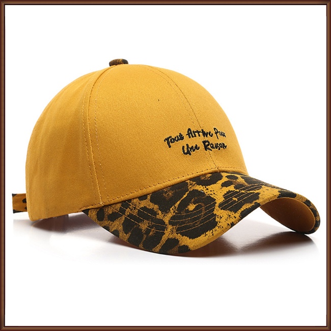 Mũ Lưỡi Trai Họa Tiết Da Báo Thời Trang Cho Nam Và Nữ