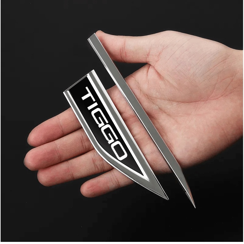 FENDER Miếng Dán Kim Loại Trang Trí Tấm Chắn Bùn Xe Hơi Chery Tiggo 5 7 8 Pro