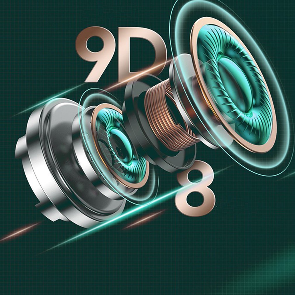 Wireless Earphones Sports Running Headset 5.0 Sport Earbuds Noise Reduction In-Ear Headphone [Q/3]