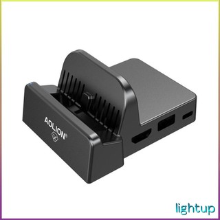 Mini diy dock thay thế dành cho nintend switch đế cắm di động công tắc đổi chất liệu