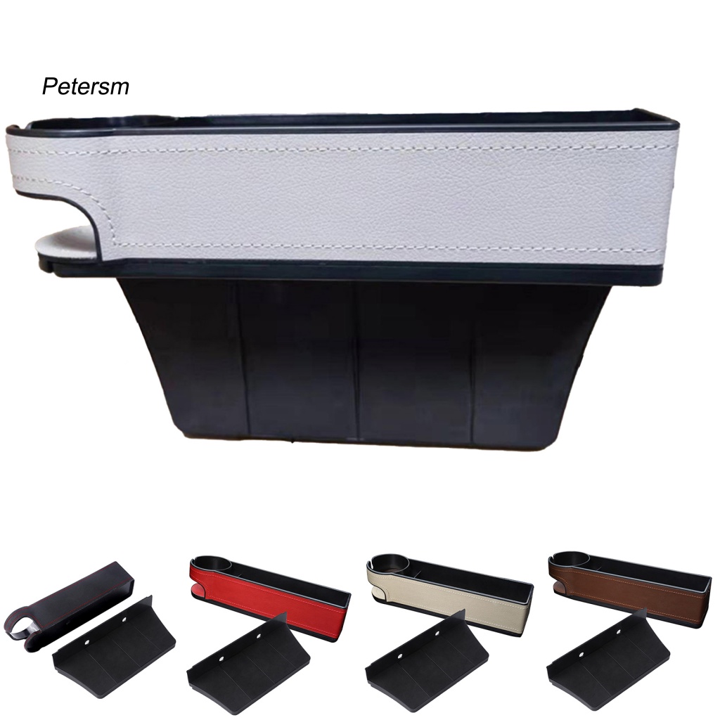 Hộp Đựng Điện Thoại / Đồ Dùng Gắn Khe Hở Ghế Ngồi Xe Hơi Bằng PP Dễ Lau Chùi