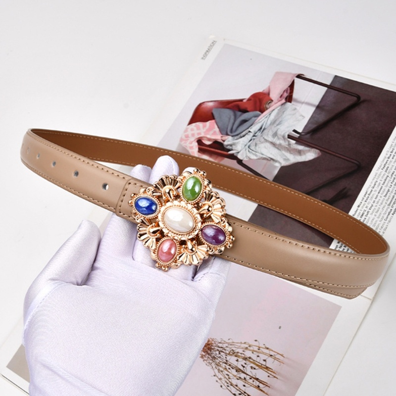 Thắt Lưng Đính Đá Quý Nhiều Màu Phong Cách Baroque Thanh Lịch Cho Đầm Lộng Lẫy