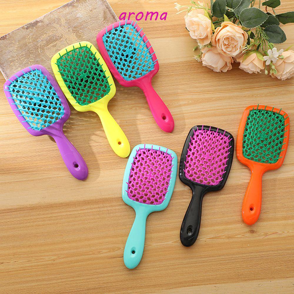 Lược Chải Tóc Răng Thưa Massage Da Đầu Cho Nữ DIY AROMA