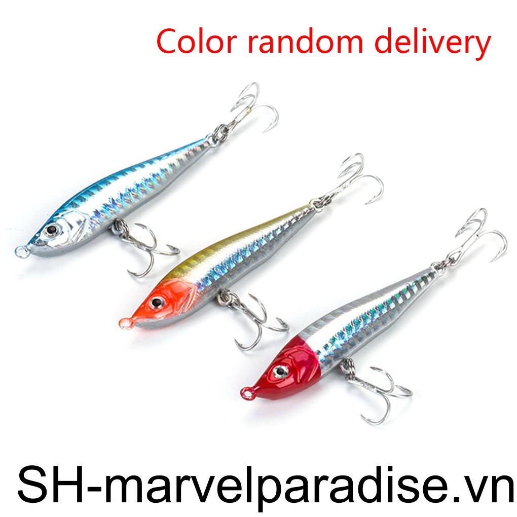 Mồi Giả Nhử Cá 7 2cm / 10g Bằng Nhựa Gắn Kèm Móc Câu