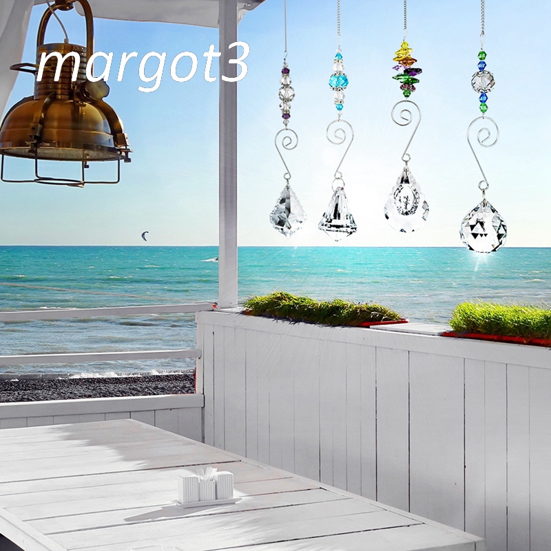 Set 7 Vòng Bắt Giấc Mơ Màu Cầu Vồng Treo Trang Trí Cửa Sổ