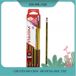 1 cây bút chì gỗ stacom pc113 2b _ll