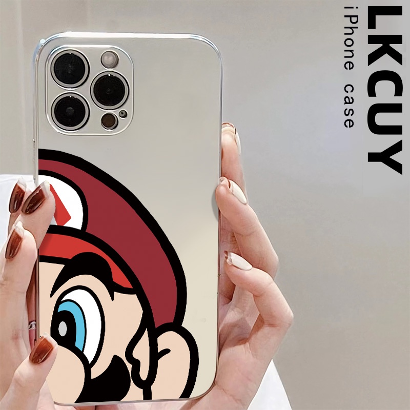 Ốp Điện Thoại TPU Silicon Mềm Chống Sốc Mạ Điện Hình Đôi Mắt Thiên Thần Cho IPhone 14 13 12 11 Pro Max XS XR X 8 + 7 6S Plus