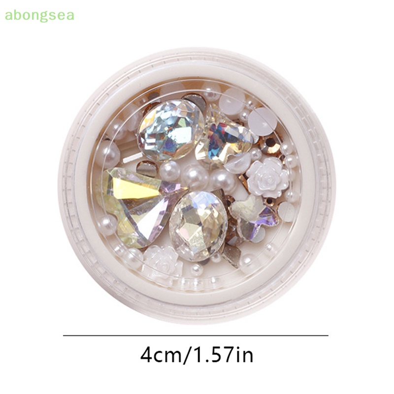 1 Hộp Hạt Đá 3D Lấp Lánh Đính Móng Nghệ Thuật