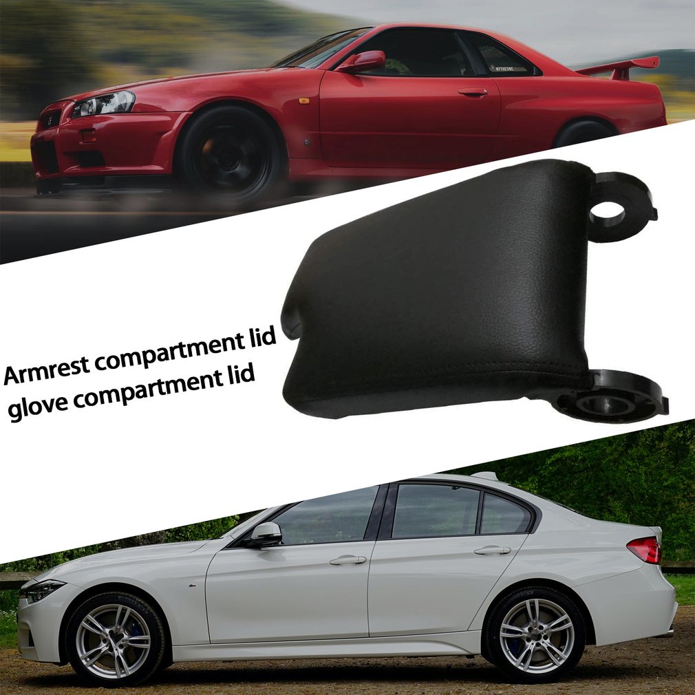 Car Armrest Center Console Lid Synthetic Leather Box Updated Accessories For E46 1999-2004 [Q/8]