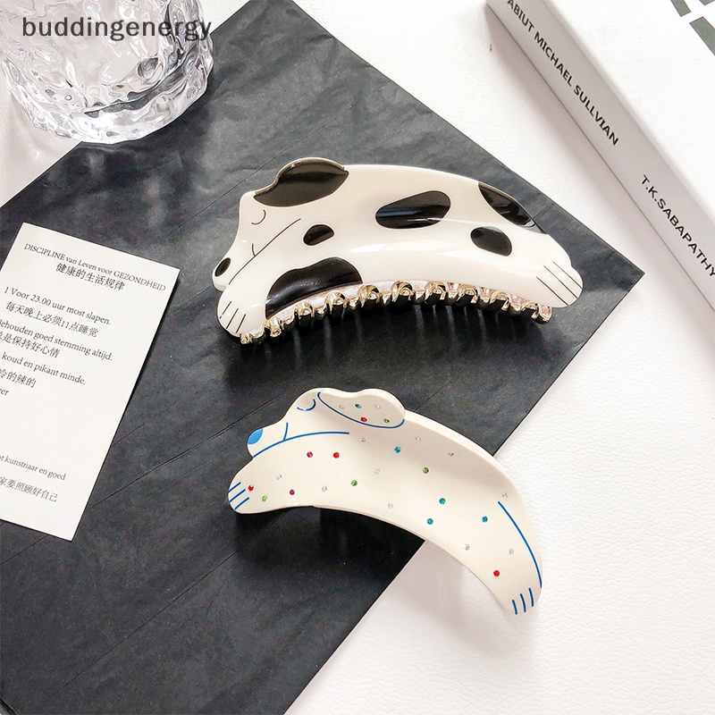 {BUDDI} Mới Kẹp Tóc Đính Đá Hình Chó Dalmatian Đáng Yêu Cho Nữ {BUDDI}