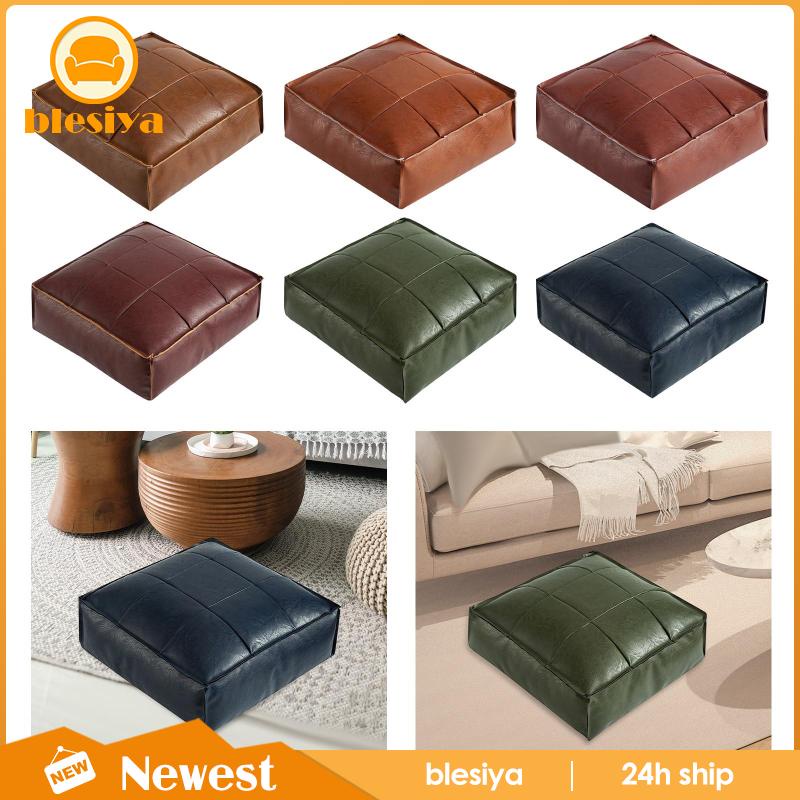 Đệm Kê Chân Ottoman Bằng Da PU Mềm Mại Dành Cho Trẻ Em Dưới Bàn