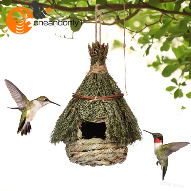 Tổ Chim Bằng Cỏ Tự Nhiên Có Dây Treo Đa Năng Tiện Dụng