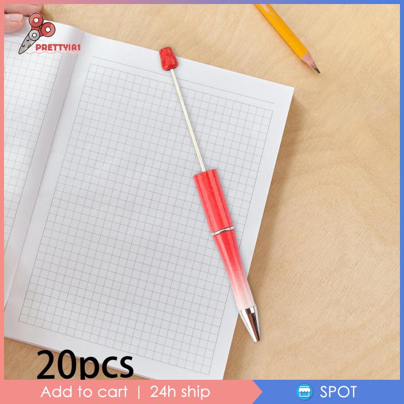 [Prettyia1] 20 Cây Bút Bi Lăn In Họa Tiết Có Thể Dùng Cho Trường Học Vẽ Tranh