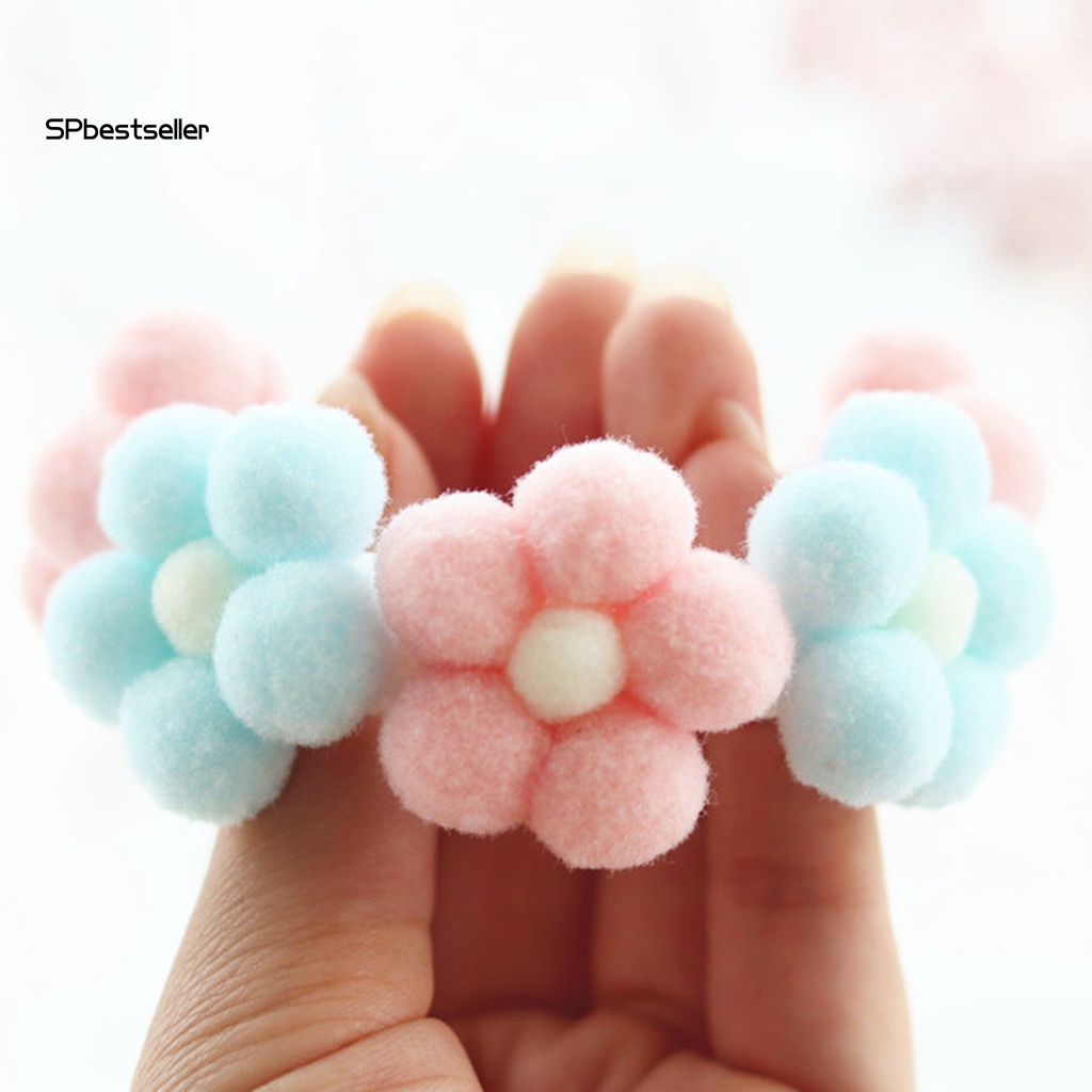 Vòng Cổ Gắn Quả Bông Bằng Vải Bông Dệt Tay Có Thể Điều Chỉnh Cho Thú Cưng