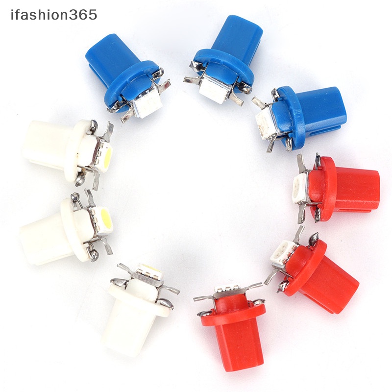10 Đèn LED T5 B8.5D Gắn Bảng Điều Khiển Xe Hơi ifashion365