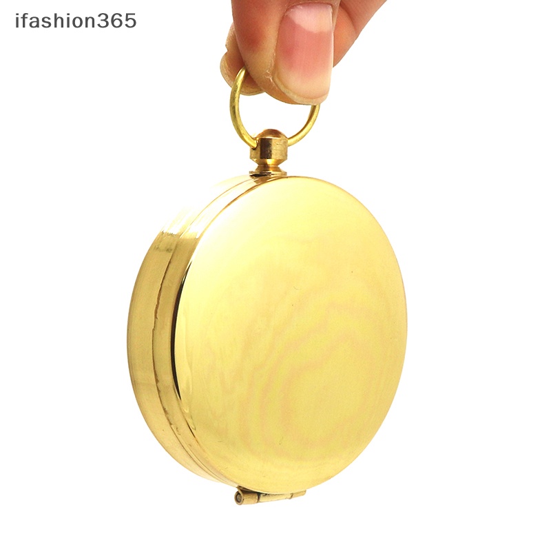 La Bàn Bỏ Túi Bằng Đồng Thau Màu Vàng Chất Lượng Cao Tiện Dụng Cho Các Hoạt Động Ngoài Trời ifashion365