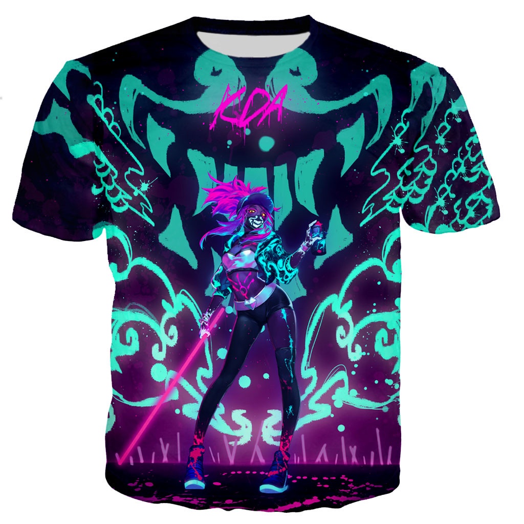 Áo Thun Tay Dài In Hình Game Liên Minh Huyền Thoại 3D Thời Trang Cho Nam Nữ