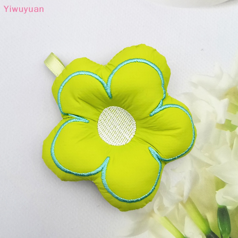 < Yiwuyuan > Móc Khóa Xe Hơi / Túi Xách Đồ Chơi Bằng Vải Họa Tiết Bông Hoa Dễ Thương DIY Mới