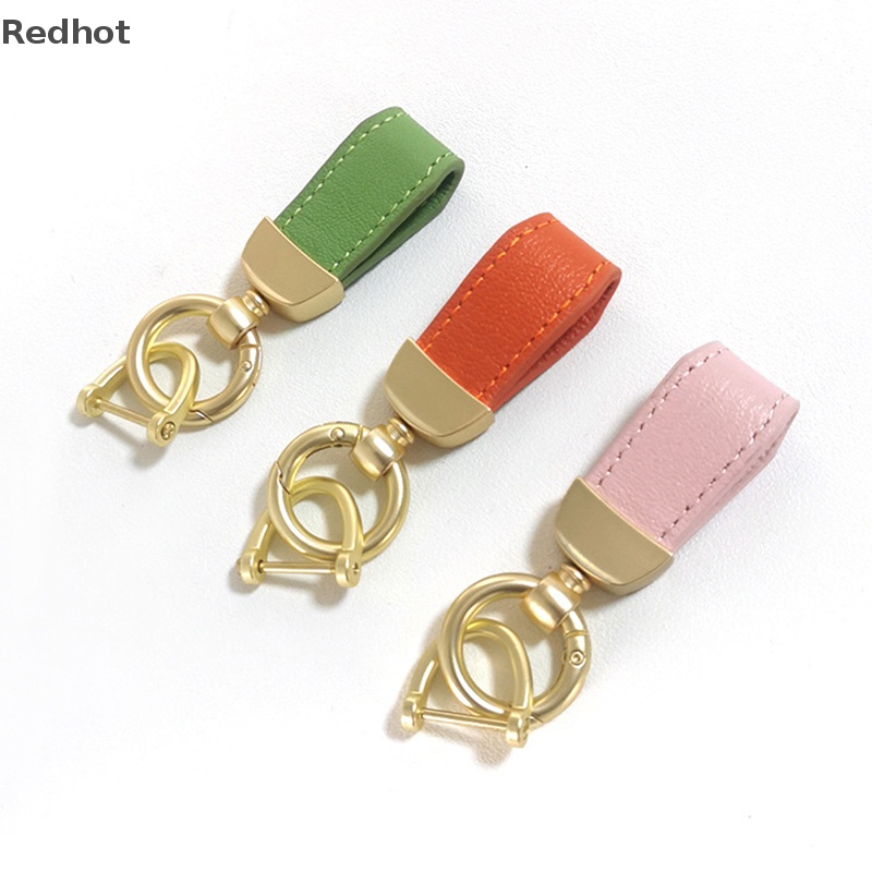 &lt; Redhot &gt; Móc Khóa Xe Hơi Da Cừu Thật Tinh Tế Kiểu Pháp Cho Nữ Giảm Giá