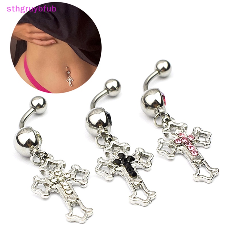 Khuyên RốN HìNh Chữ ThậP BằNg ThéP Y Tế