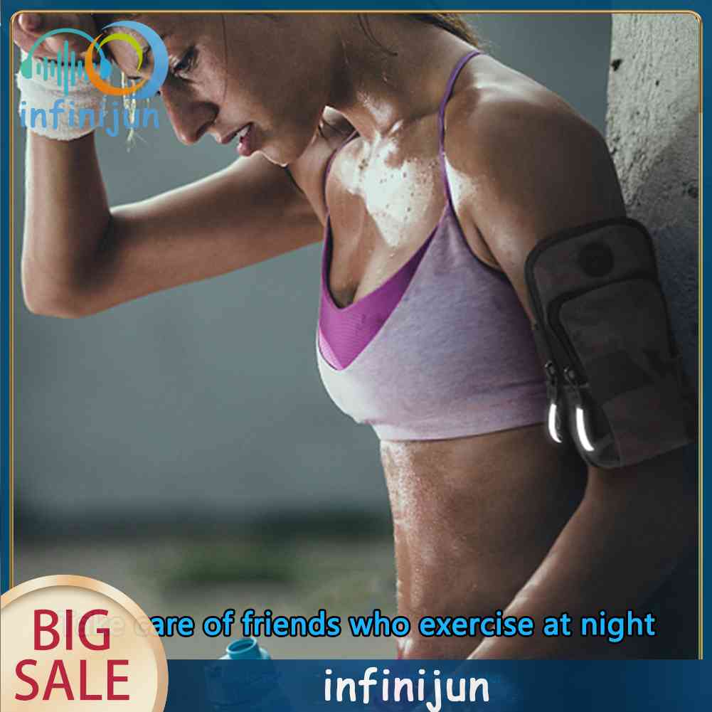 Túi Đựng Điện Thoại Đeo Cánh Tay Co Giãn Chống Thấm Nước Chống Trộm Tiện Dụng