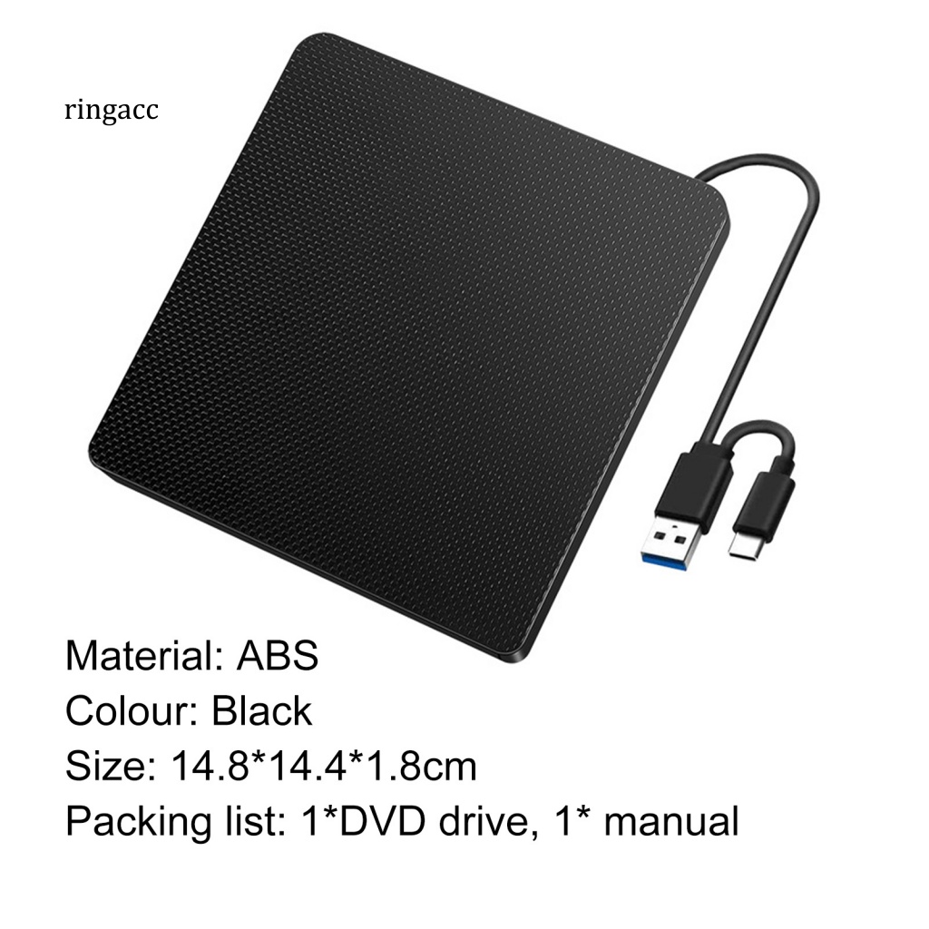 Ổ Đĩa CD-RW DVD Kết Nối Usb 3.0 Type-C Đa Năng Cho Máy Tính