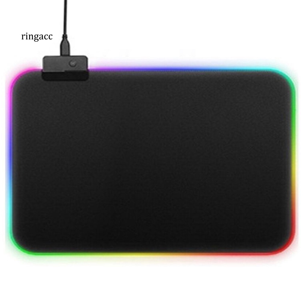 Tấm Lót Chuột RGA Mềm Mại Chống Trượt Thoáng Khí Có Đèn RGB Dành Cho Văn Phòng