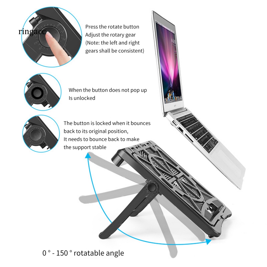 Giá Đỡ Laptop / Máy Tính Bảng 25 RGA Bằng Kim Loại Tùy Chỉnh Tiện Dụng Cho Gia Đình