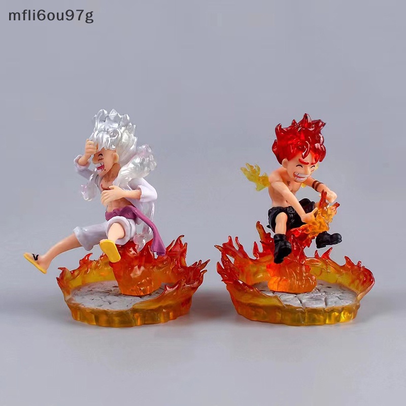 One Piece Figure NIKA Luffy Gear 5 Q phiên bản hành động hình tượng Anime figurine mới
