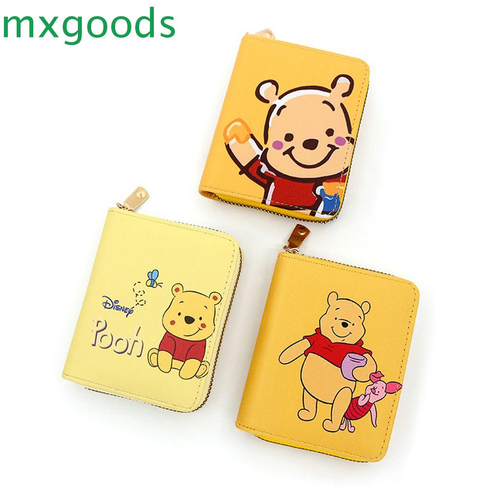 Ví Đựng Tiền Xu Bằng Da PU Họa Tiết Winnie the Pooh Dễ Thương Ốp