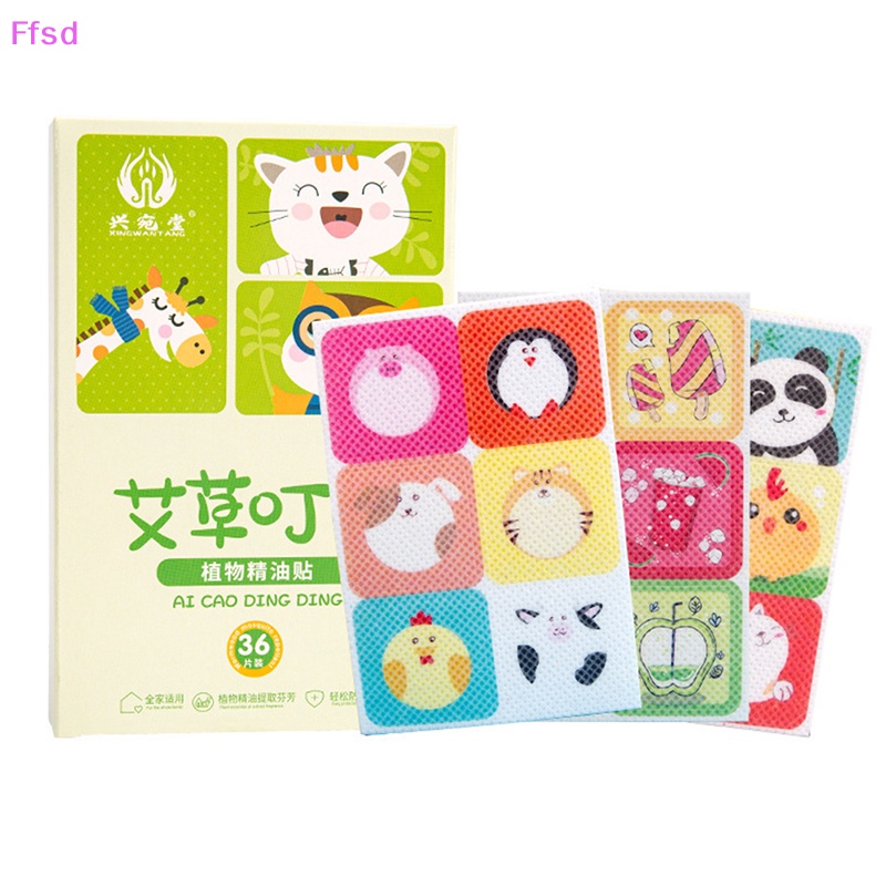 {Ffsd} Miếng Dán Chống Muỗi Nhẹ Nhàng Không Để Lại Dấu Vết Họa Tiết Cây Cối Hoạt Hình