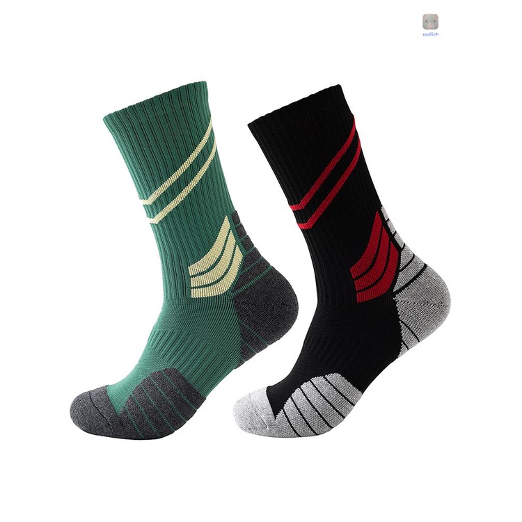 Đôi Vớ Thể Thao Co Giãn Thoáng Khí Chống Trượt Họa Tiết Kẻ Sọc Dành Cho Nam